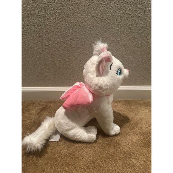 NWOT Disney Aristocats Marie Plush White Cat Stuffed Animal Toy 18" Kitten Bow - Picture 6 of 10